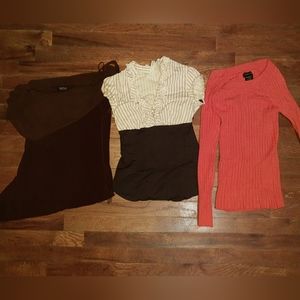 Asst Tops $5 each or$10 for all 3